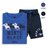 Monte Blaze Blue & Navy Shorts Set