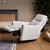 Savannah Swivel Glider Recliner Chair – Pebble
