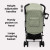 My Babiie Billie Faiers MB51 Quilted Sage Stroller