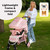 My Babiie MB30 Billie Faiers Pink Stripes Pushchair