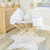 Clair De Lune Dimple Palm Moses Basket (Various Colours)