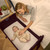 SnuzPod Studio Bedside Crib - Rome Burgandy
