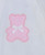 Pex Polka Teddy Sleepsuit White & Pink