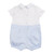 Mintini White & Blue Romper