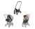 Peg Perego City Loop Chassis, Seat Unit & Primo Viaggio Car Seat Bundle