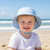 Blue Bucket Hat with Chin Strap