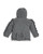 Caramelo Grey Short Frilled Coat