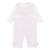 Blues Baby Pink & Ivory Dungaree Set