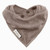 Silly Billyz Taupe Bandana Bib