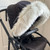 Fluffy Platinum Faux Fur Pram Trim (Extra Fluffy)