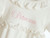 Carriages The Label Velour White & Pink Princess Babygrow