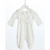 Carriages The Label Velour White Babygrow with With Bow