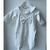 CTL White Cotton All White Babygrow