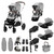Cybex Gazelle S Twin Bundles - Stone Grey