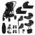 Cybex Gazelle S Twin Bundles - Moon Black