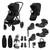 Cybex Gazelle S Twin Bundles - Moon Black