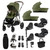 Cybex Gazelle S Twin Bundles - Moss Green