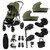 Cybex Gazelle S Twin Bundles - Moss Green