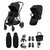 Cybex eGazelle Twin Bundles - Moon Black