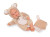 Roma Teddy Doll - Cries with Dummy 37cm