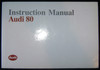 OWNERS GLOVEBOX USER INSTRUCTIONS MANUAL FACTORY HANDBOOK FOR AUDI 80 SEDAN