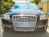 AUDI A6 S6 C6 FRONT RADIATOR GRILLE GLOSS BLACK CHROME OE OEM 4F0853651AJ NEW AFTERMARKET