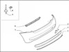 FIAT 500 POP SPORT LOUNGE HATCHBACK REAR BUMPER COVER 735456802 NEW QUALITY AFTERMARKET