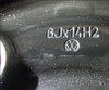 VW VOLKSWAGEN POLO 9N 9N1 9N3 SINGLE STEEL SPARE WHEEL TYRE USED  14" 14 INCH PCD 5X100 ET43 6Q0601027P 185/55/14