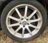 VW VOLKSWAGEN AUDI ALLOY AFTERMARKET SPARE WHEEL GOLF PASSAT A3 17" 17 INCH 5X112 225/45/17 SPORT TECHNIC RAYS MONO-10 MONO10 HANKOOK VENTUS V2 CONCEPT