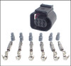 VW VOLKSWAGEN AUDI 4H0973713 4B0972740 PLUG CONNECTOR REPAIR KIT 6-PIN 6-WAY TAILS PIGTAIL TPS THROTTLE BODY SENSOR