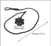 1K6863447A VW VOLKSWAGEN GOLF MK5 MK6 R32 POLO 6N 6N1 6N2 9B9 STRING CORD HOLDING STRAP RETAINER BLACK NEW AFTERMARKET REAR CARGO LUGGAGE COVER PARCEL TRAY