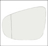 VW VOLKSWAGEN EXTERIOR DOOR MIRROR GLASS LHS LEFT PASSENGER BACKING PLATE HEATED 5K0857521 GOLF MK6 CONVEX BLINDSPOT BLIND SPOT WIDE ANGLE