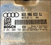 AUDI A3 8P QUATTRO ENGINE ECU ME7.1.1 022906032GJ 0261208793 3.2 V6 BMJ 3.2L V6 VR6 SPORTRONIC DSG 2004 2005 2006 2007 USED TESTED OE OEM GENUINE ORIGINAL BOSCH