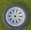 SINGLE SPARE WHEEL 15 INCH 5 X 112 AUDI VW VOLKSWAGEN A4 B5 DUNLOP SP SPORT 200 TYRE 4B0601025N Z17 AVUS SILVER