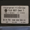 VW VOLKSWAGEN TOUAREG 7L AIRCON AC CLIMATE CONTROL COMPUTER DISPLAY CONTROLLER MODULE 03 04 05 06 2003 2004 2005 2006 TESTED 7L6907040T