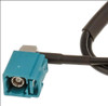 RCN210 RCD330 RCD330G FAKRA ANTENNA PLUG ADAPTER DOUBLE DUAL FEMALE TWIN SINGLE MALE BLUE BEIGE WHITE VOLKSWAGEN VW RADIO RCD510 AERIAL DIVERSITY FM