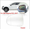 VW VOLKSWAGEN TOUAREG 7P EXTERIOR WIDE ANGLE DOOR MIRROR GLASS LHS LH LEFT PASSENGER HEATED CLEAR 7P6857521 7P6857521B 7P6857521D NEW AFTERMARKET