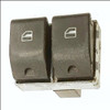 VW VOLKSWAGEN POLO 9N 9N1 9N3 MK4 WINDOW SWITCH FRONT DRIVER DOOR  RIGHT RH 6Q0959858A USED OE OEM GENUINE BROWN