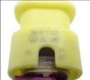 VW VOLKSWAGEN AUDI 5K0973323 FASTIN-FASTON PLUG CONNECTOR FEMALE 2-PIN YELLOW BROWN TAILS SRS AIRBAG CRASH PRESSURE SENSORS NEW AFTERMARKET