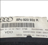 AUDI A3 8P 2010 2011 INSTRUMENT CLUSTER 1.4 1.4L 280KPH PETROL TESTED MFD MULTIFUNCTION 8P0920932K 8P0920032KX TSI 9Q2 9Q3 9Q7 PR-9Q2 PR-9Q3 PR-9Q7