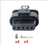 VW VOLKSWAGEN AUDI B8 A4 ALLROAD,4F0973705 8K0973205 06J906462D MAF MASS AIR FLOW AIRFLOW AIR-FLOW PLUG CONNECTOR FEMALE 5-PIN 3.0 3.0L DIESEL TDI REPAIR KIT WITH WITHOUT TAILS