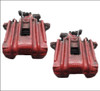 VW VOLKSWAGEN POLO 6N 6N2 MK3 GTI 1997 - 2002 REAR BRAKE CALIPER CARRIER 232MM RED OE OEM GENUINE LUCAS 6N0615423B 6N0615424B LEFT RIGHT OR PAIR USED