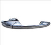 FIAT 500 SPORT 312 ABARTH 595 DOOR EXTERIOR DOOR HANDLE LEFT PASSENGER LH LHS GENUINE ORIGINAL USED BRIGHT POLISHED CHROME 735592026 735485876