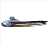 FIAT 500 SPORT 312 ABARTH 595 DOOR HINGE EXTERIOR HANDLE GENUINE OE OEM ORIGINAL USED BRIGHT CHROME POLISHED RH RHS RIGHT DRIVER 735592012 735485872