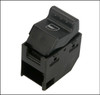 VW NEW BEETLE FACELIFT WINDOW SWITCH BLACK SINGLE MODULE DOOR 1C0959855A 1C0959855 USED OE OEM GENUINE ORIGINAL
