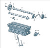 06F109101E 06F109101J 06F109101B VW VOLKSWAGEN AUDI 2.0L INTAKE CAMSHAFT AXX BWA GTI GOLF MK5 PASSAT JETTA EOS A3 TT SKODA OCTAVIA 4-CYLINDER EA113 TFSI TURBO USED OE GENUINE HPFP CAM FOLLOWER