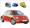 VW VOLKSWAGEN NEW BEETLE 1Y 9C EXTERIOR HEATED WIDE FOLDING DOOR MIRROR LEFT RIGHT LH RH LHS RHS PASSENGER DRIVER CHOICE COLOUR YELLOW SILVER BLUE LG9R LW5Y LD1D GENUINE OE OEM USED 1999 2000 2001 2002