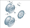 VW VOLKSWAGEN GOLF BORA POLO MK4 GENUINE OEM USED 15" WHEEL-TRIM HUBCAP 1J0601147P OE OEM GENUINE