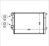 1K0121251DM 1K0121251EH 1K0121251AB 65281A 8MK376774044 USED 2.0T TFSI GTI OE OEM GENUINE ORIGINAL VW VOLKSWAGEN AUDI SKODA RADIATOR  GOLF JETTA EOS PASSAT 1K MK5 MK6 A3 TT BWA AXX