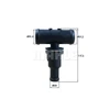 VW VOLKSWAGEN AUDI SKODA SEAT A3 TT BEETLE YETI EOS GOLF SCIROCCO1K0121087R PLASTIC COOLANT T-CONNECTOR COUPLER 2.0 2.0T 2.0L TFSI TRANSMISSION THERMOSTAT USED OE OEM ORIGINAL GENUINE
